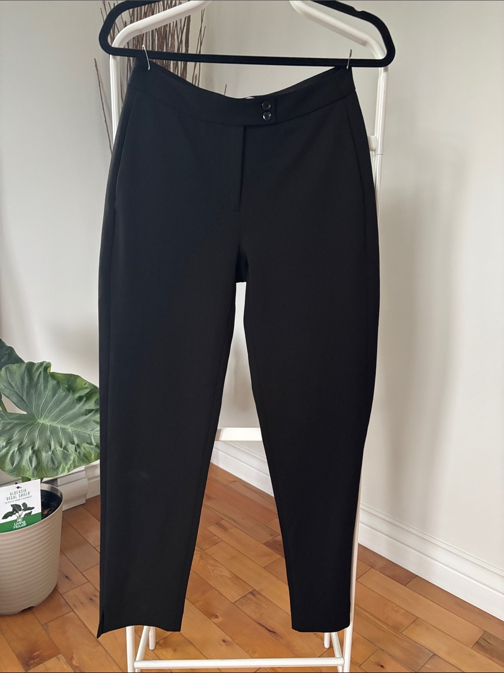 Women's Straight Leg Black Dress Pants